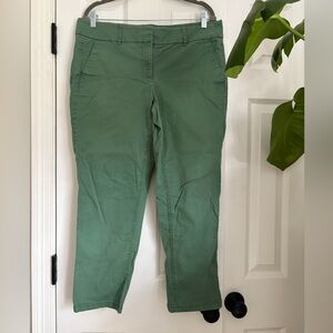 Ann Taylor Loft Green Straight Leg Pants